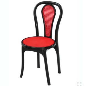 New Classic Chair (Solid) - Black & Red | RFL