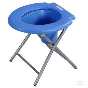 Rodo Folding Commode Stool Blue | RFL
