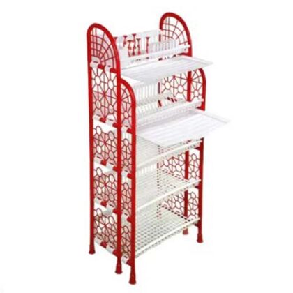 Big Premium Rack 5 Step Double Tray Red| RFL