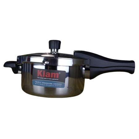 Stainless Steel Triply Pressure Cooker 3.5Ltr | Kiam