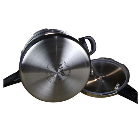 Stainless Steel Triply Pressure Cooker 5.5Ltr | Kiam - Image 3