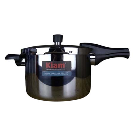 Stainless Steel Triply Pressure Cooker 5.5Ltr | Kiam