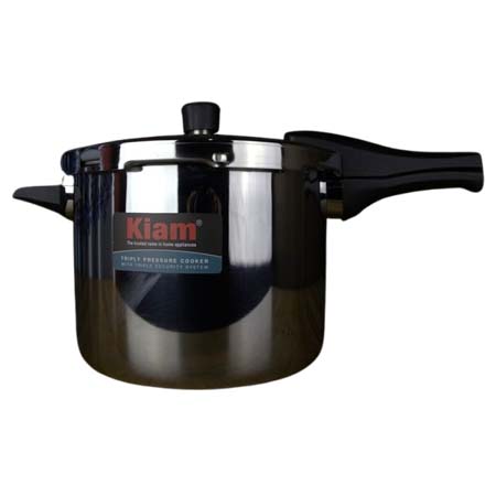 Stainless Steel Triply Pressure Cooker 6.5Ltr | Kiam