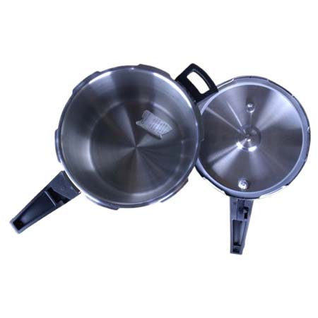 Stainless Steel Triply Pressure Cooker 6.5Ltr | Kiam - Image 2