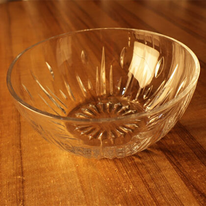 Glass Bowl 2Pcs Set  K-504  | Kiam Glass Ware