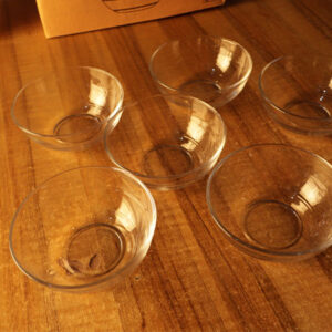 Glass Bowl 6Pcs Set  K-511  | Kiam Glass Ware
