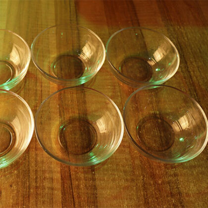 Glass Bowl 6Pcs Set  K-512  | Kiam Glass Ware